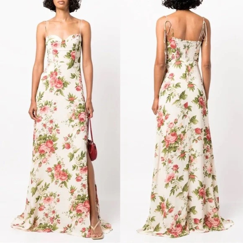 BNWT Reformation Melita Maxi Dress in Jardin size 6